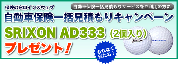 �����ԕی��ꊇ���ς���L�����y�[��:SRIXON AD333 (2����)