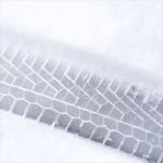 雪道　轍