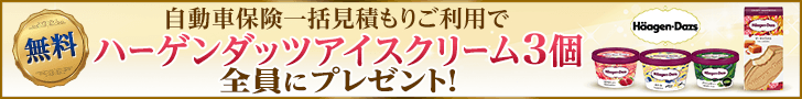 ハーゲンダッツ3個プレゼント
