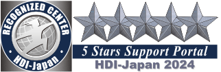 RECOGNIZED CENTER HDI-Japan 5 Stars Support Portal HDI-Japan 2024