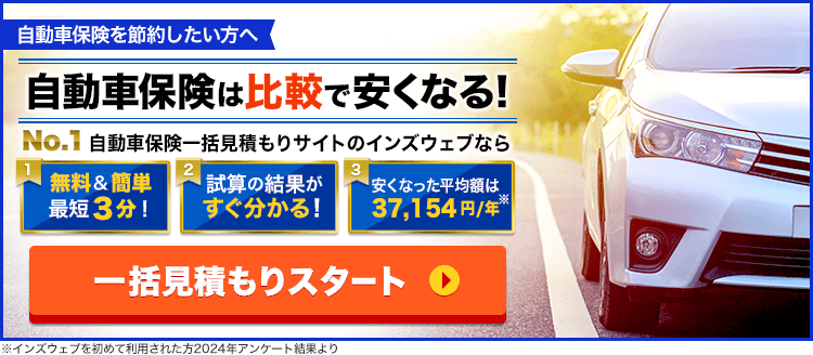 自動車保険を安くするには 自動車保険一括見積もり