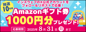 インズウェブ25周年キャンペーン